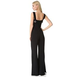 ALEXIS‎ Black Dressy Date Night Out Party Juno Wide Leg Jumpsuit Size Medium